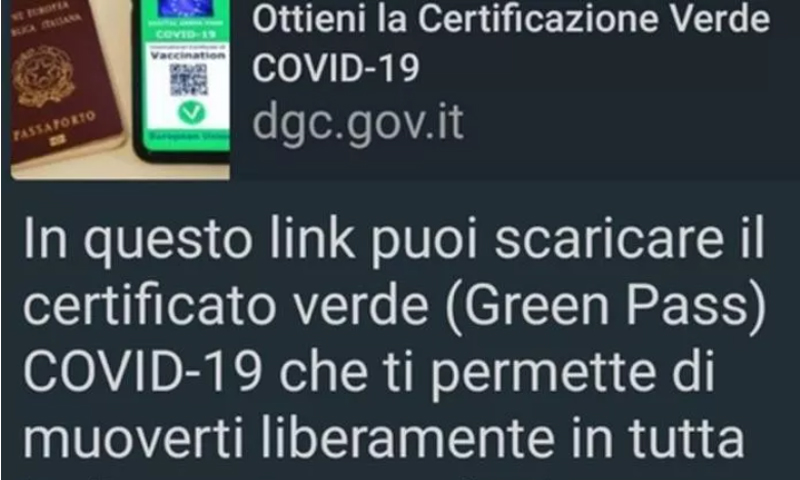 Truffe Green Pass Occhio A Whatsapp Ed E Mail Con Falsi Link Da