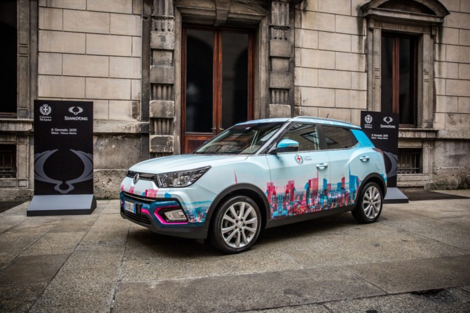 SsangYong Tivoli Milano per il comune menenghino
