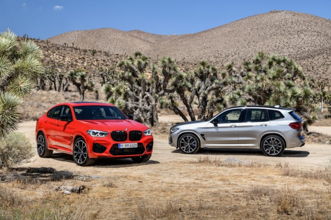 Nuove BMW X3 M e X4 M Competition