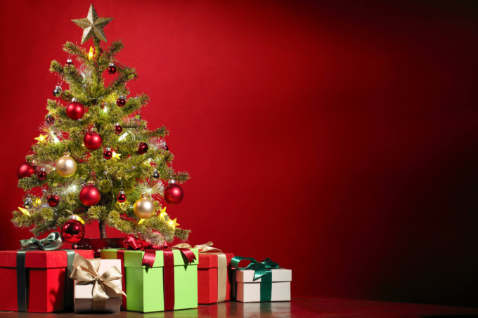 I colori del Natale sono rosso, verde e oro