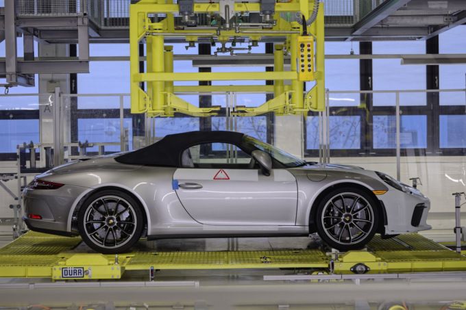 Porsche 911 Speedster, l’ultima vettura della generazione 991