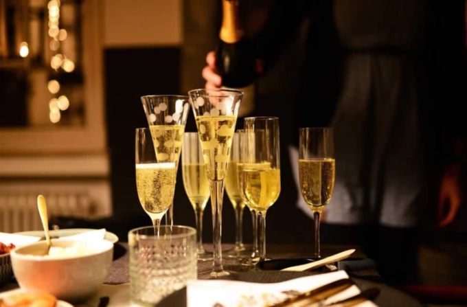 Lo spumante è il re del Capodanno