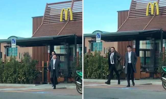 Al McDonald’s come un avventore qualunque il miliardario cinese presidente dell’Inter