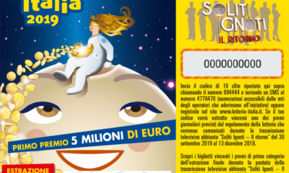 Lotteria Italia 2020: a Torino il primo premio da 5 milioni di euro