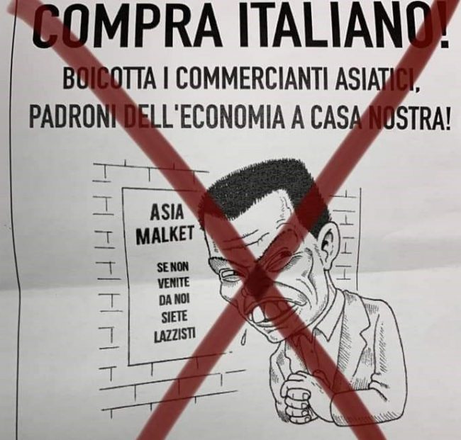 Negozi cinesi nel mirino dei neonazisti: “Boicotta i commercianti asiatici”