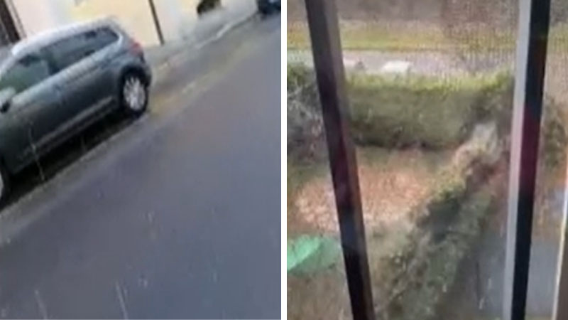 La strana nevicata di dieci minuti a febbraio nel Milanese VIDEO
