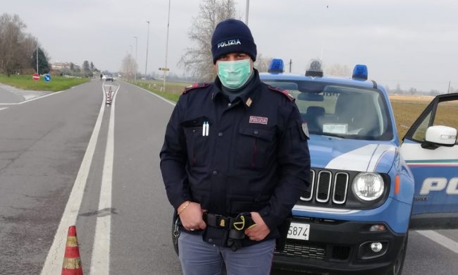 Il gran cuore del poliziotto da Napoli per due settimane nella zona rossa