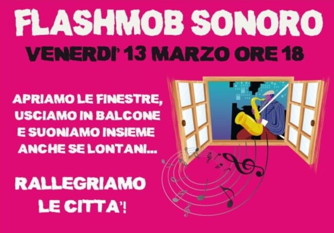 Flash mob anti Coronavirus: oggi alle 18 i musicisti di tutta Italia suoneranno dalla finestra