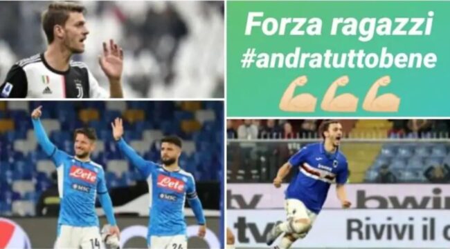 Inter, Juve, Sampdoria e Verona in isolamento. Rugani e Gabbiadini positivi al Coronavirus
