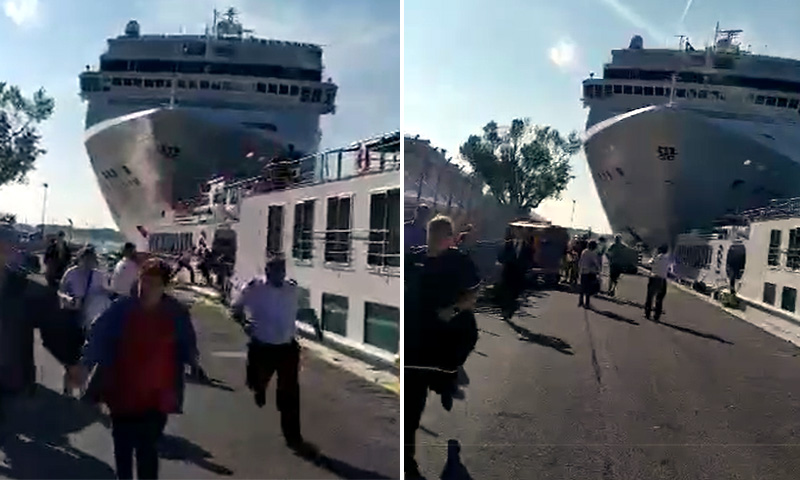 La grande nave contro la banchina di Venezia si poteva evitare IL VIDEO