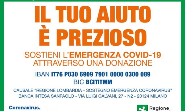 A 99 milioni di euro la raccolta fondi “Il tuo aiuto è prezioso” per sconfiggere il Covid-19