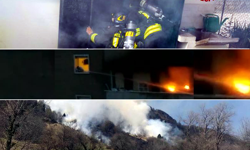 Pasqua “di fuoco” ieri in Veneto: tre incendi in tre province