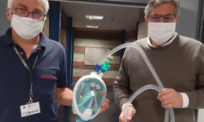 Maschere Decathlon convertite in respiratori: la necessità aguzza l’ingegno, la solidarietà fa il resto