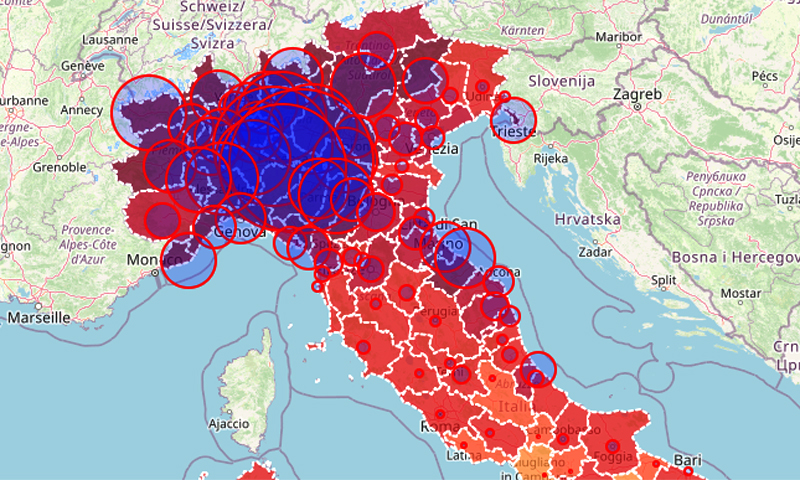Proiezioni zero casi: Toscana 6 giugno, Veneto 9 giugno, Liguria 24 giugno, Piemonte 26 giugno e Lombardia… forse a Ferragosto