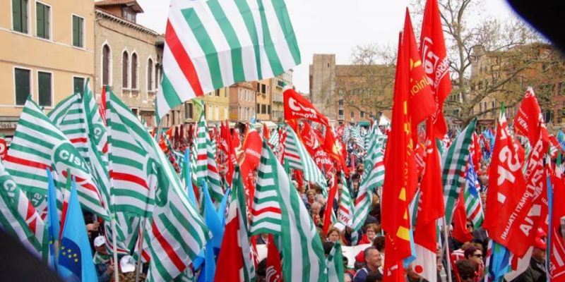 “Ripartire dal Lavoro”, la mobilitazione nazionale dei sindacati parte da Verona
