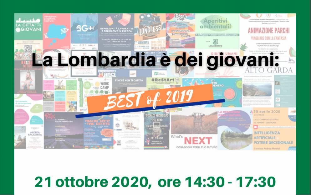 Una giornata “per” e “con” i giovani lombardi: mercoledì 21 ottobre 2020