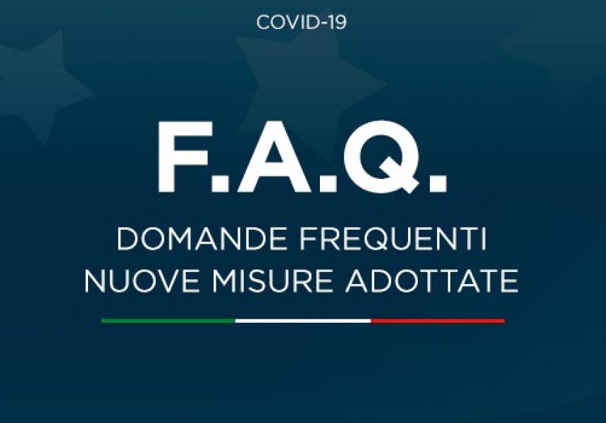 DPCM 3 novembre 2020 – Le risposte del Governo alle FAQ
