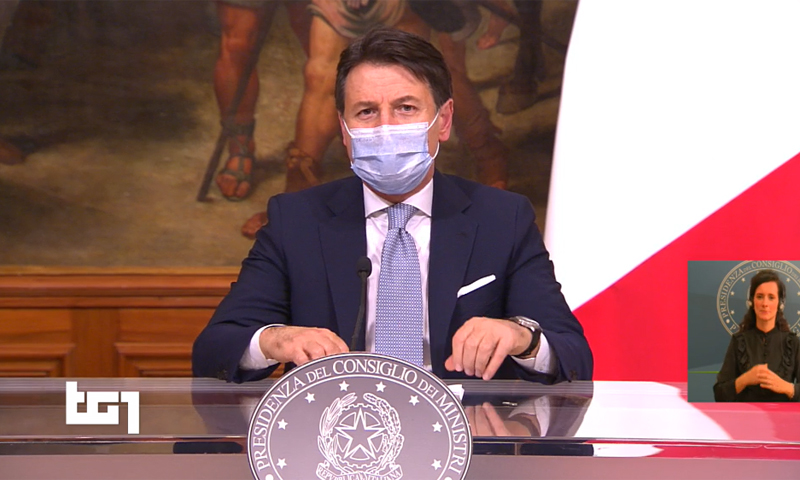 Nuovo Dpcm 3 novembre 2020, conferenza stampa di Conte: Lombardia e Piemonte rosse, Veneto, Liguria e Toscana gialle