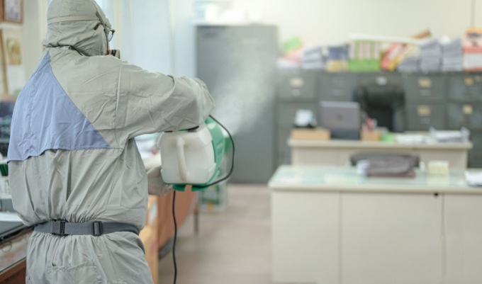 La sanificazione di case, uffici e aziende