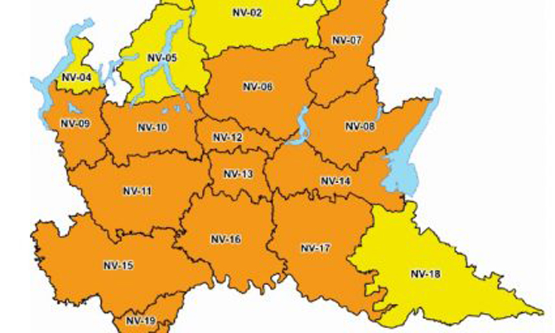 Nevicata in Lombardia: i centimetri d’accumulo provincia per provincia