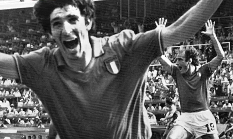 Quei sei immortali gol di Paolo Rossi al mondiale del 1982 in Spagna