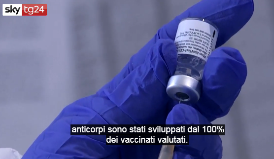 Covid, dopo la seconda dose sviluppa gli anticorpi il 100% dei vaccinati