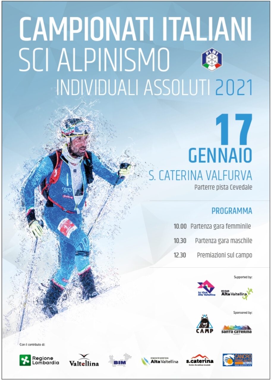 Il 17 gennaio a Santa Caterina i Campionati Italiani Sci Alpinismo individuali assoluti