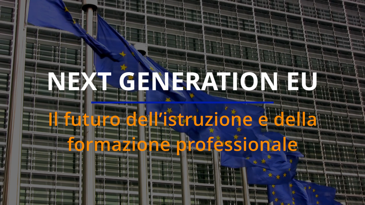 Il futuro della formazione con il Next Generation EU