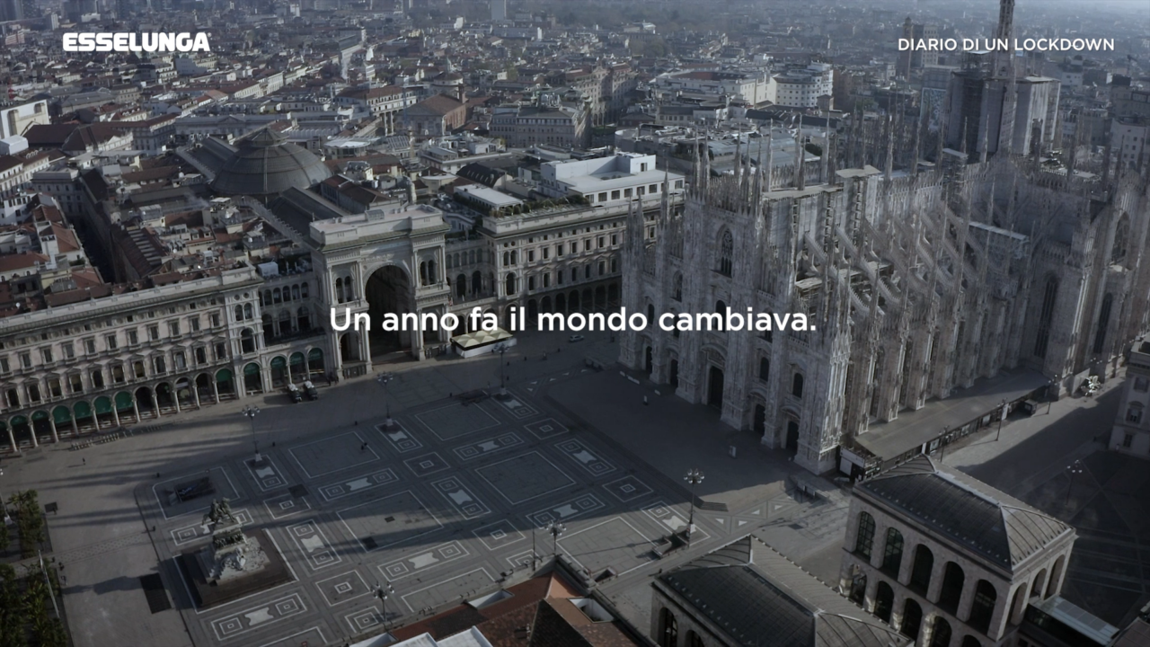 “Un anno dopo” il video di Esselunga racconta il lockdown