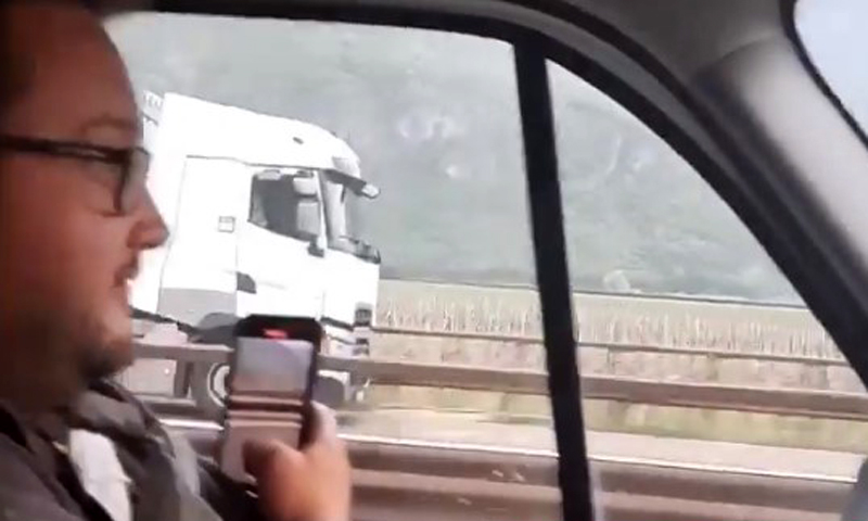Il video del camion contromano lungo l’Autostrada del Brennero
