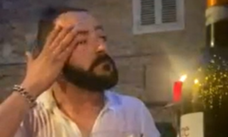 A cena in zona gialla, ma piove: il ristoratore rimane solo sotto l’acqua