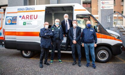 Cancro Primo Aiuto dona un mezzo all’Areu per potenziare il servizio di vaccinazione  in Lombardia