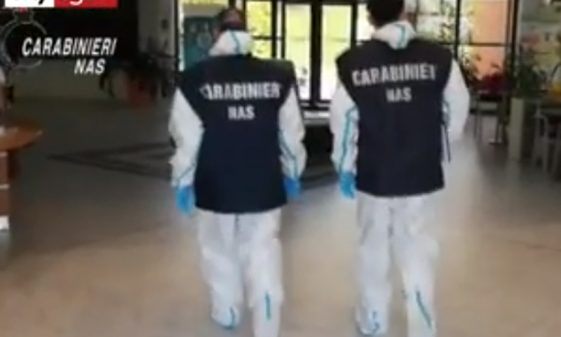 Controlli dei Nas nelle case di riposo: una su 4 non è in regola col Covid
