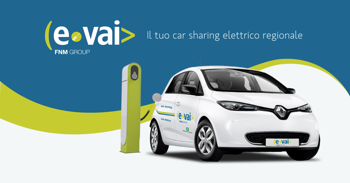 E-VAI: il car sharing sostenibile di grandi città, Comuni e frazioni