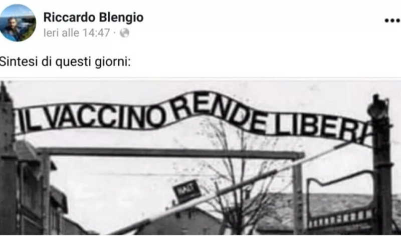 “Il vaccino rende liberi”: vicesindaco silurato causa fotomontaggio