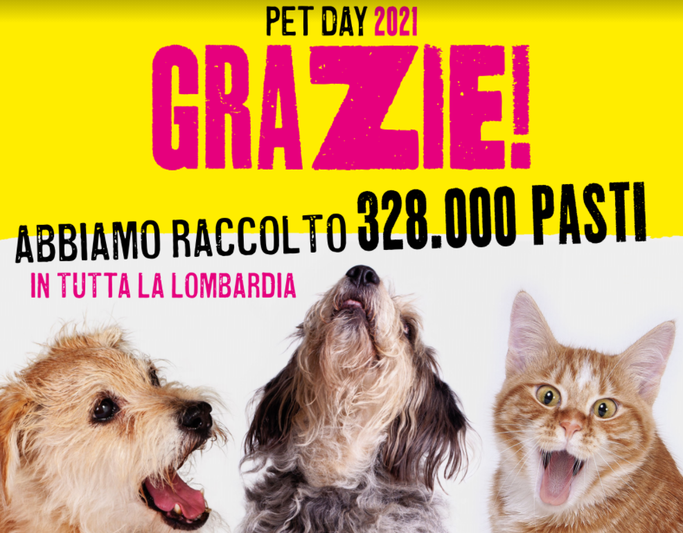 Record per il Pet Day Coop: raccolti 328mila pasti