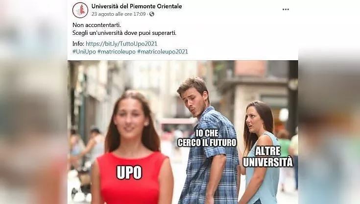 Università del Piemonte Orientale nell’occhio del ciclone dopo il post di promozione giudicato sessista