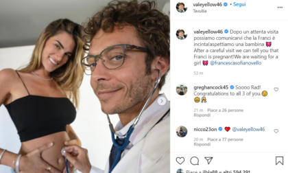 Valentino Rossi diventa papà: "Francesca aspetta una bambina"