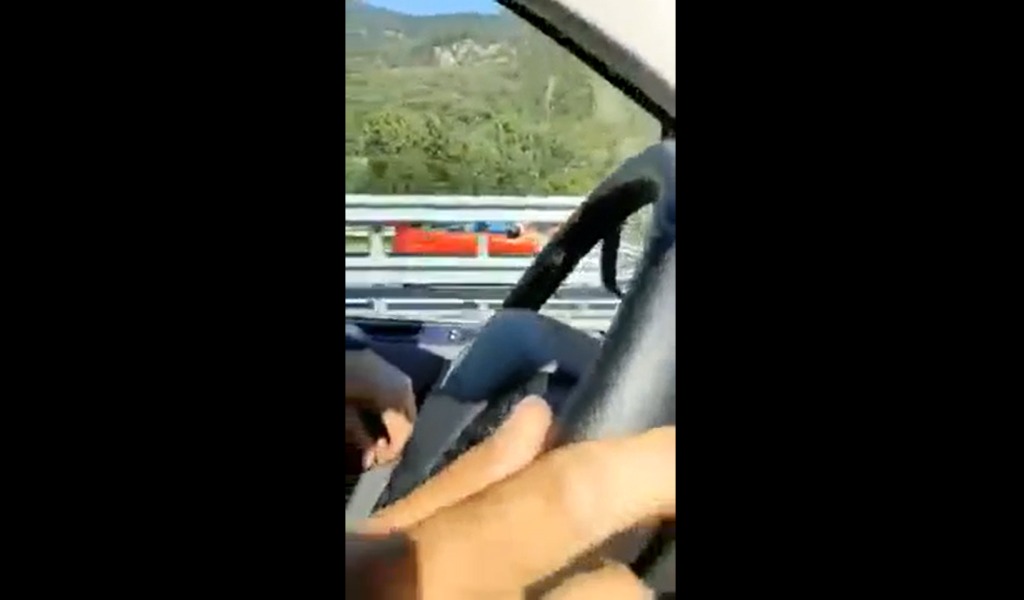 Il video dell’automobilista contromano (per 10 chilometri) sulla Torino-Aosta