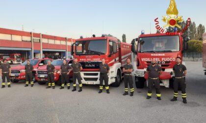 Sud Italia devastato dagli incendi, il Veneto invia Vigili del fuoco