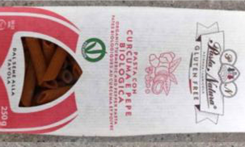 Ancora l’ossido di etilene… nella pasta alla curcuma e pepe, attenzione