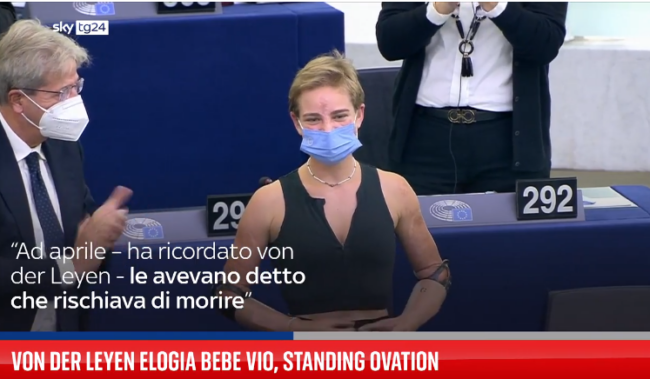 Bebe Vio: dopo l’oro paralimpico, la standing ovation a Strasburgo