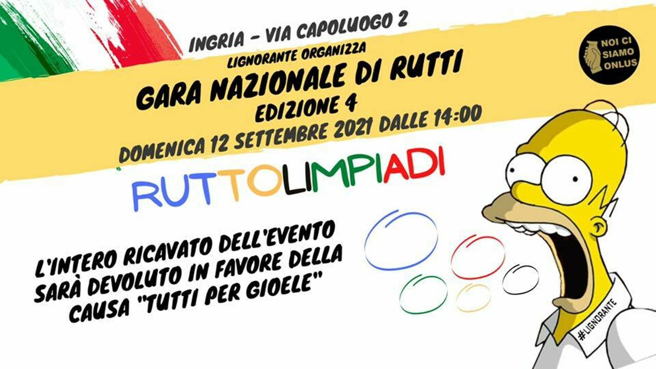 Domenica le Ruttolimpiadi, la gara nazionale di rutti