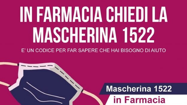 “Vorrei una mascherina 1522”, la frase in codice per denunciare violenza e stalking