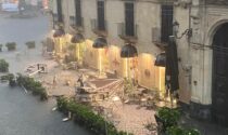 "Tornado" a Catania: i video del disastro