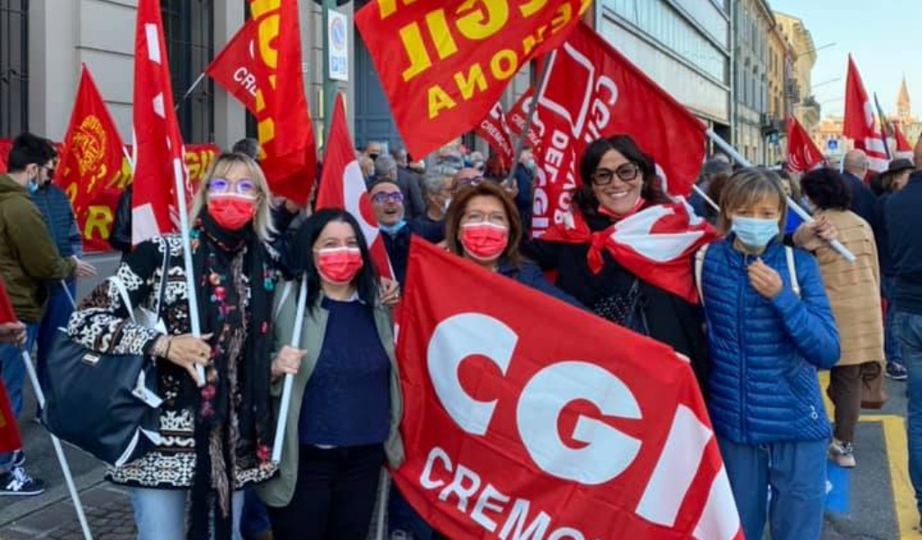 Dopo l’assalto alla CGIL nazionale, presidi anche nella Bassa