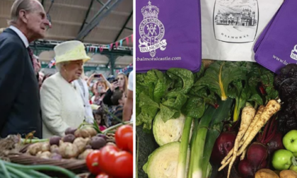 La Regina Elisabetta arrotonda vendendo la verdura reale di Filippo