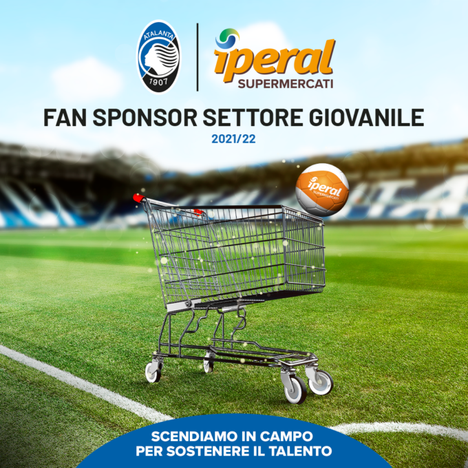Iperal è il nuovo sponsor del settore giovanile dell’Atalanta