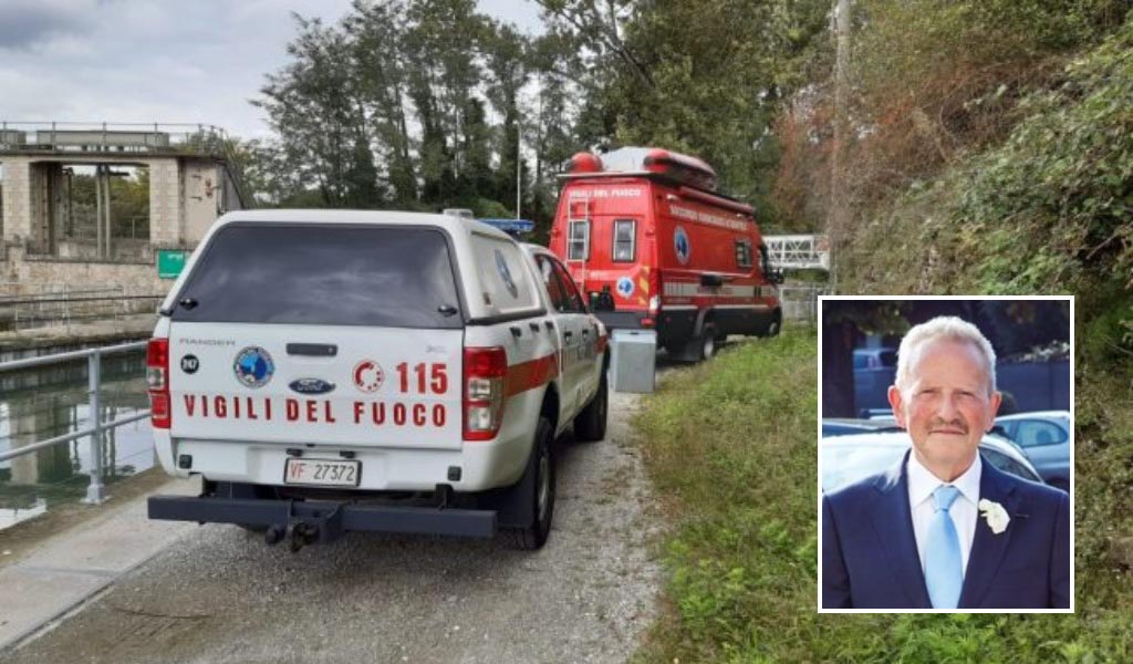 Arriva la conferma, il cadavere riemerso dalla Muzza è quello di Carlo Mammarella