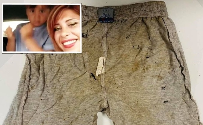La foto dei calzoncini di Gioele: “E’ stato assalito dai cani?”
